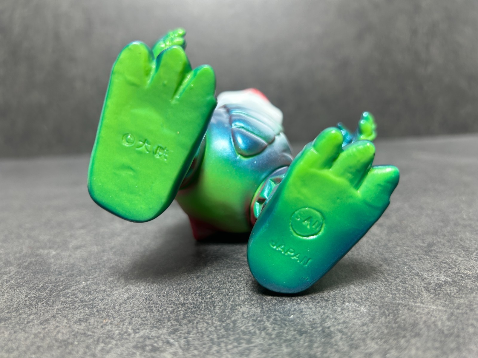 Marusan Guiron Sofubi 7.8&Prime; Soft Vinyl Figure Gamera Vintage 1998 w/ Header & Bag