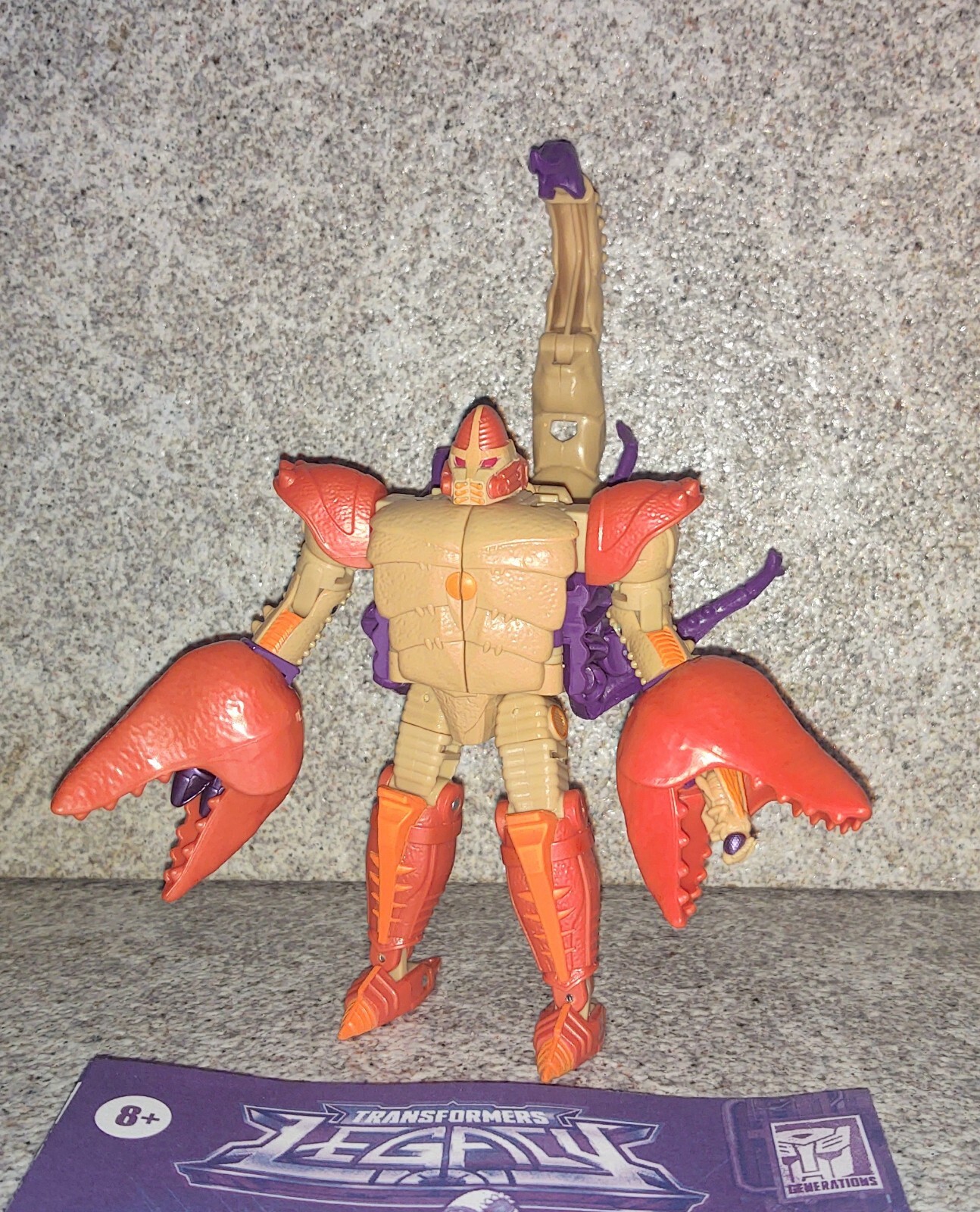 Transformers Legacy Sandstorm Complete Deluxe generations Scorponok