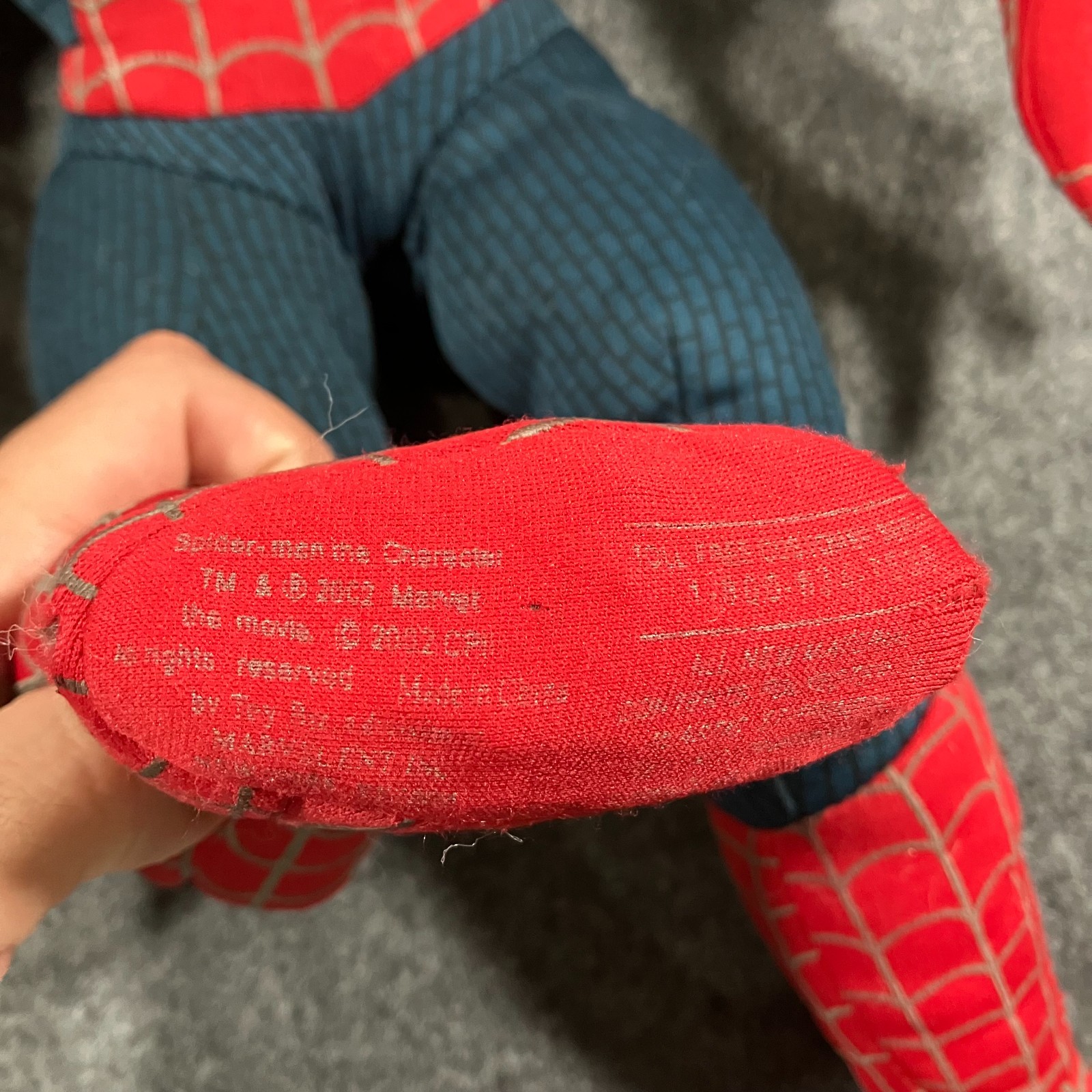 VTG Y2K 2002 Spider-Man My Pal Talking Toy Biz 20&Prime; Plush UNTESTED/NOT WORKING