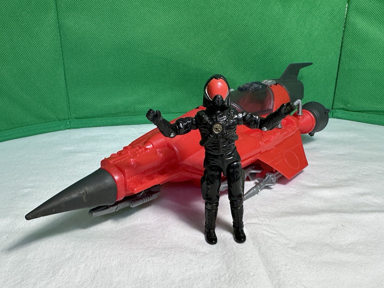 Vintage GI Joe ARAH 1988 Cobra Stellar Stiletto COMPLETE with STAR VIPER vehicle