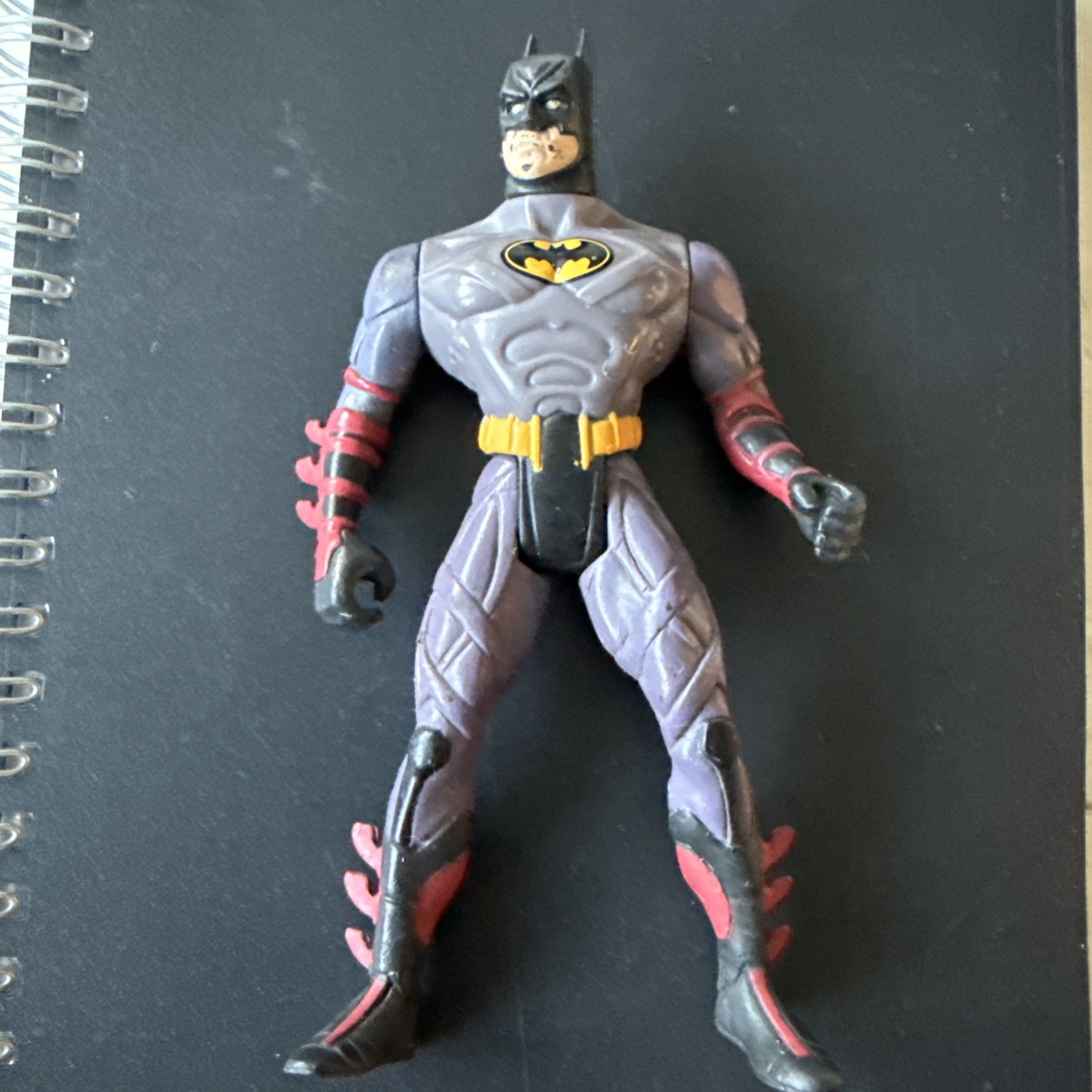 Batman Deluxe Attack Wing 1995 Kenner Figure Figure Only Red Purple/ Black
