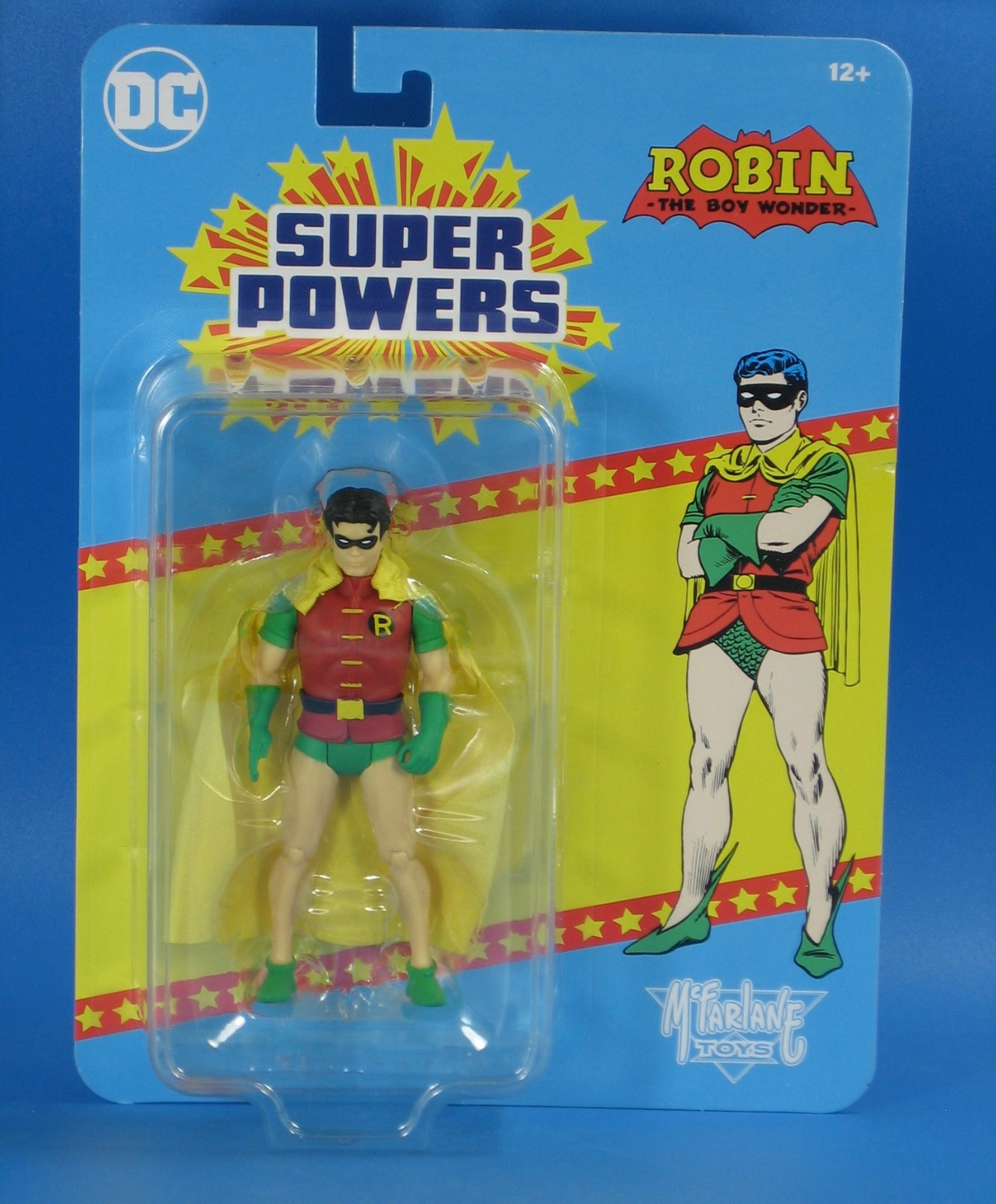 Robin Boy Wonder 4.5&Prime; Action Figure 2025 Jason Todd Super Powers Retro McFarlane
