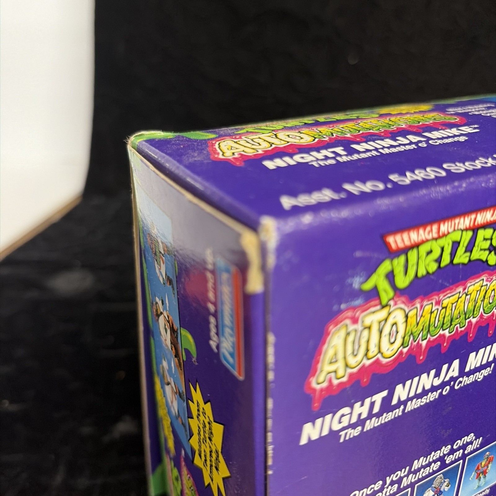 TMNT Night Ninja Mike Auto Mutations 1993 Playmates NISB Michaelangelo Turtles