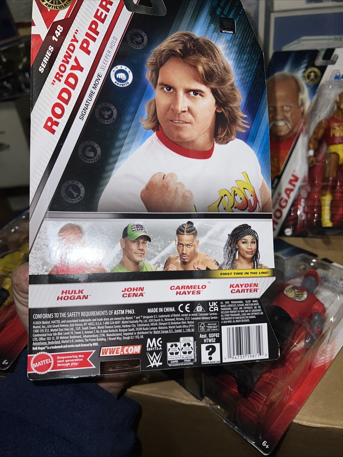 WWE Basic Series 148 Main Event John Cena +5 others in series MOSC c2024