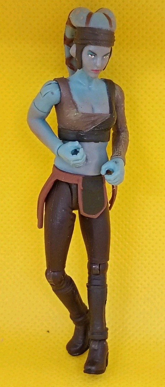 Star Wars Aayla Secura 3.75&Prime; Action figure 2005 ROTS Jedi Knight Hasbro #32 Sith