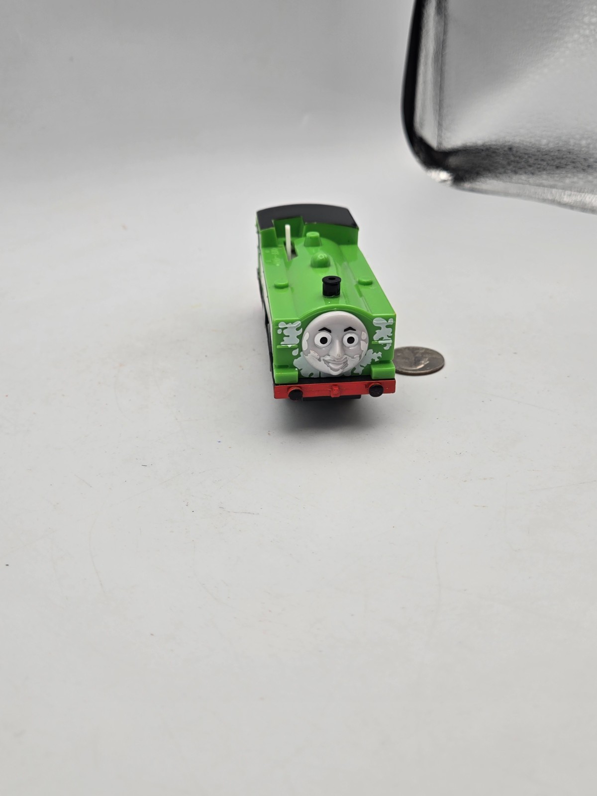 Motorized Trackmaster Thomas & Friends Train Tank Engine 2009 Duck Close Shave