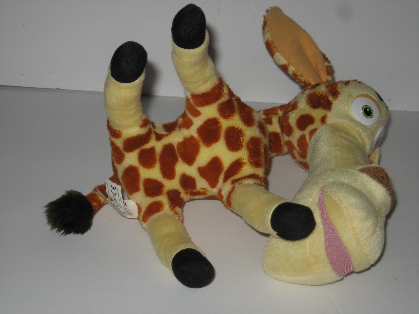 Big Headz TCC Global Madagascar Giraffe Melman Plush Doll Toy Dreamworks 10&Prime;