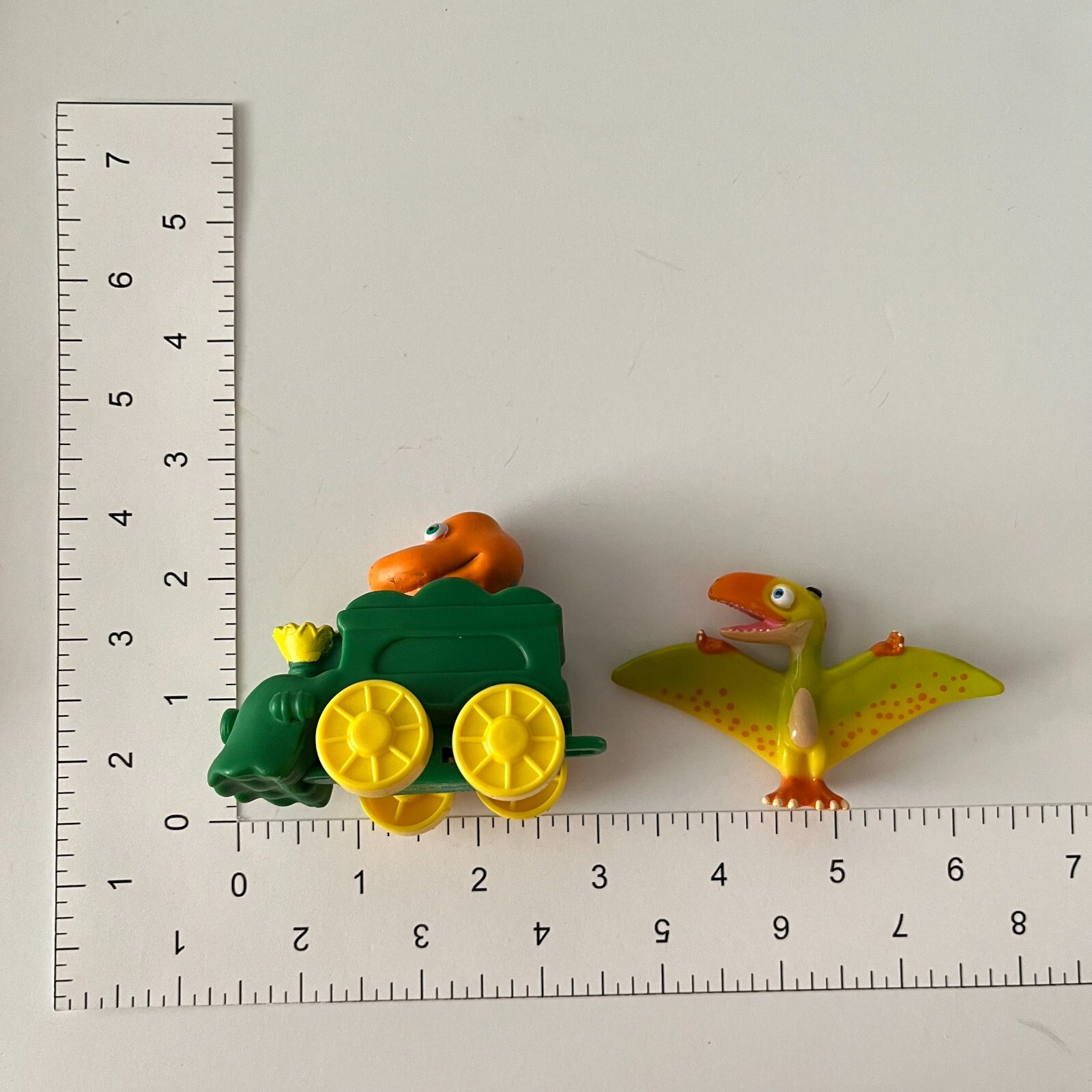 Dinosaur Train Buddy, Derek, Ollie, Petey 4 Toy Lot PBS Learning Curve Jazwares