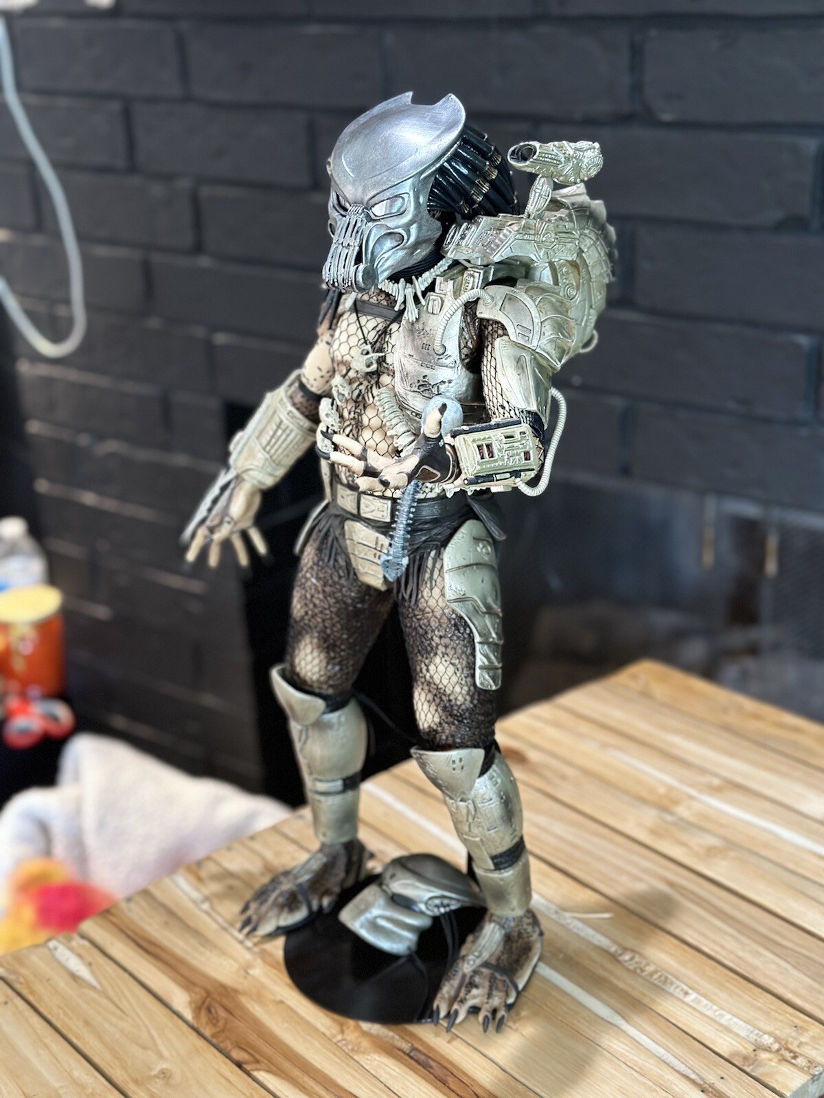 Custom 1/4 Scale Bonegrill Mask For Neca Jungle Hunter Predator – MADE TO ORDER