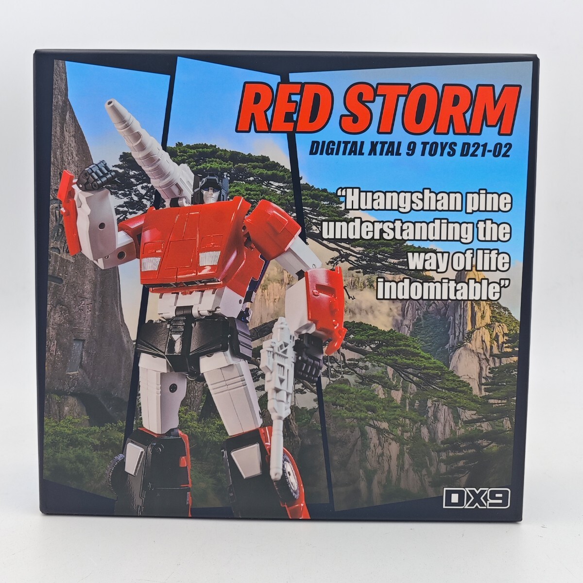 DX9 Transformation D-21 2.0 version 18cm Red Storm G1 Sideswipe D21 MP Scale
