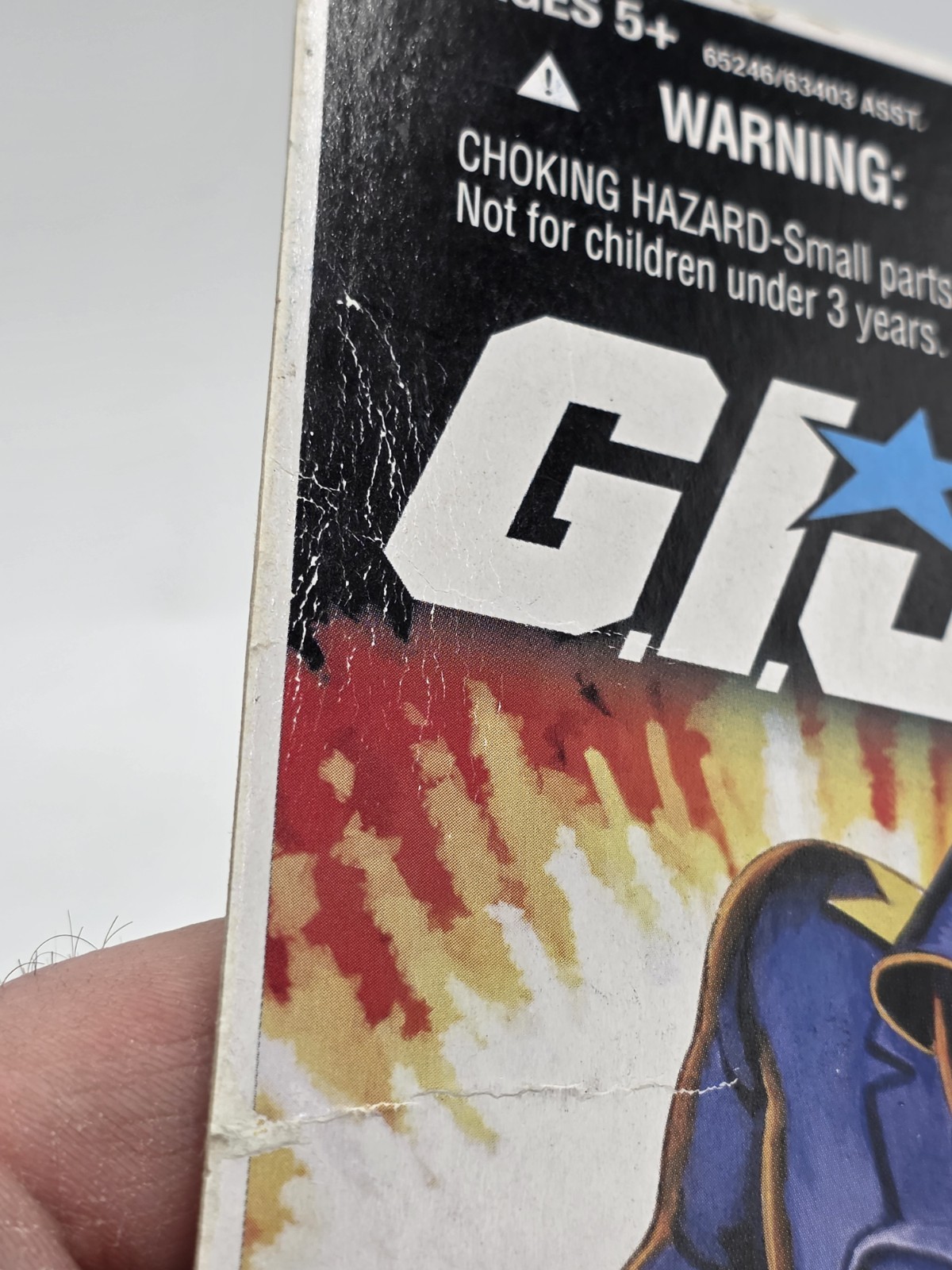 G.I. Joe 2008 Anniversary Cobra Commander Figure New Card Wear