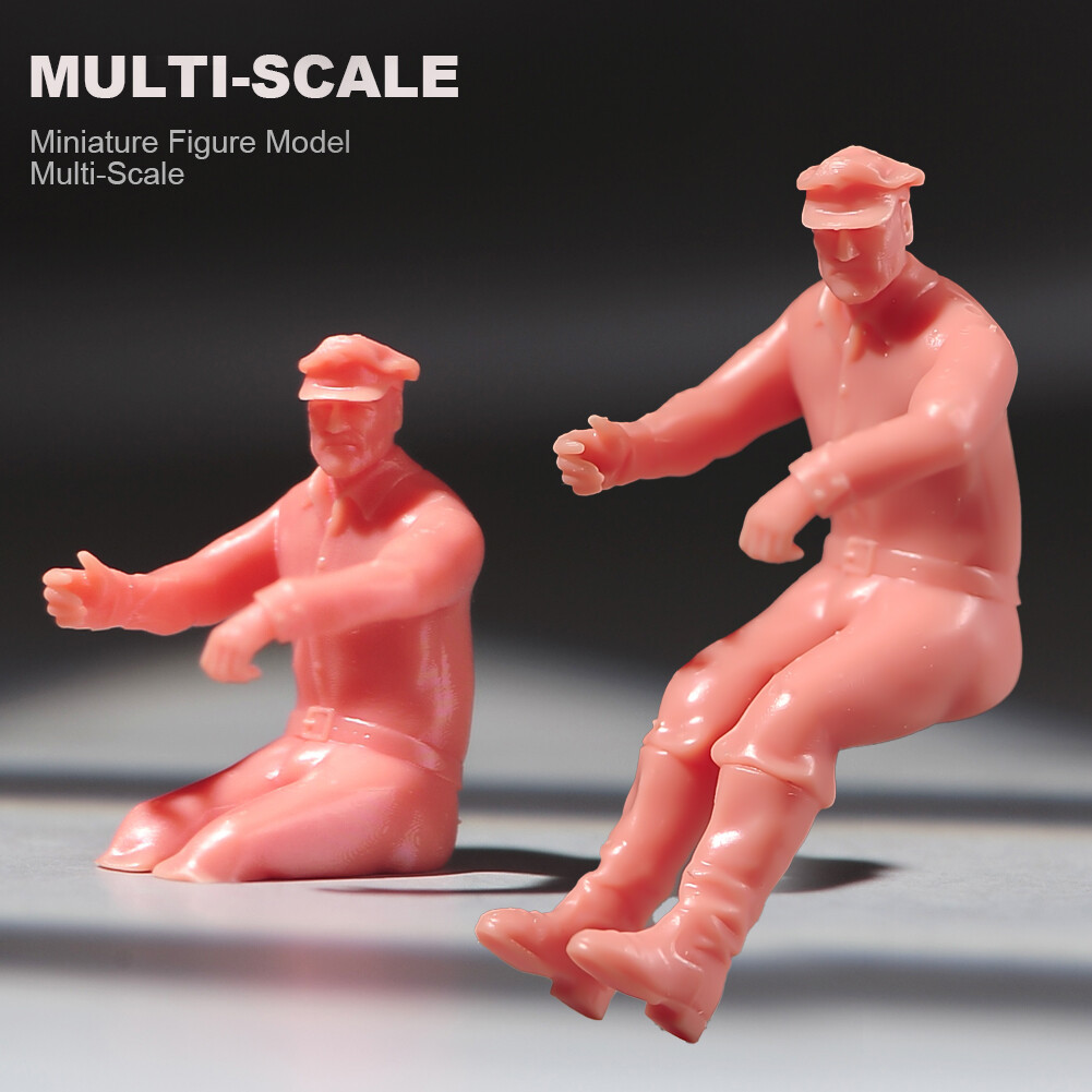 1/18 1/24 1/64 1/87 Miniatures Male Outfit Driver Policeman Scene Figure For Car