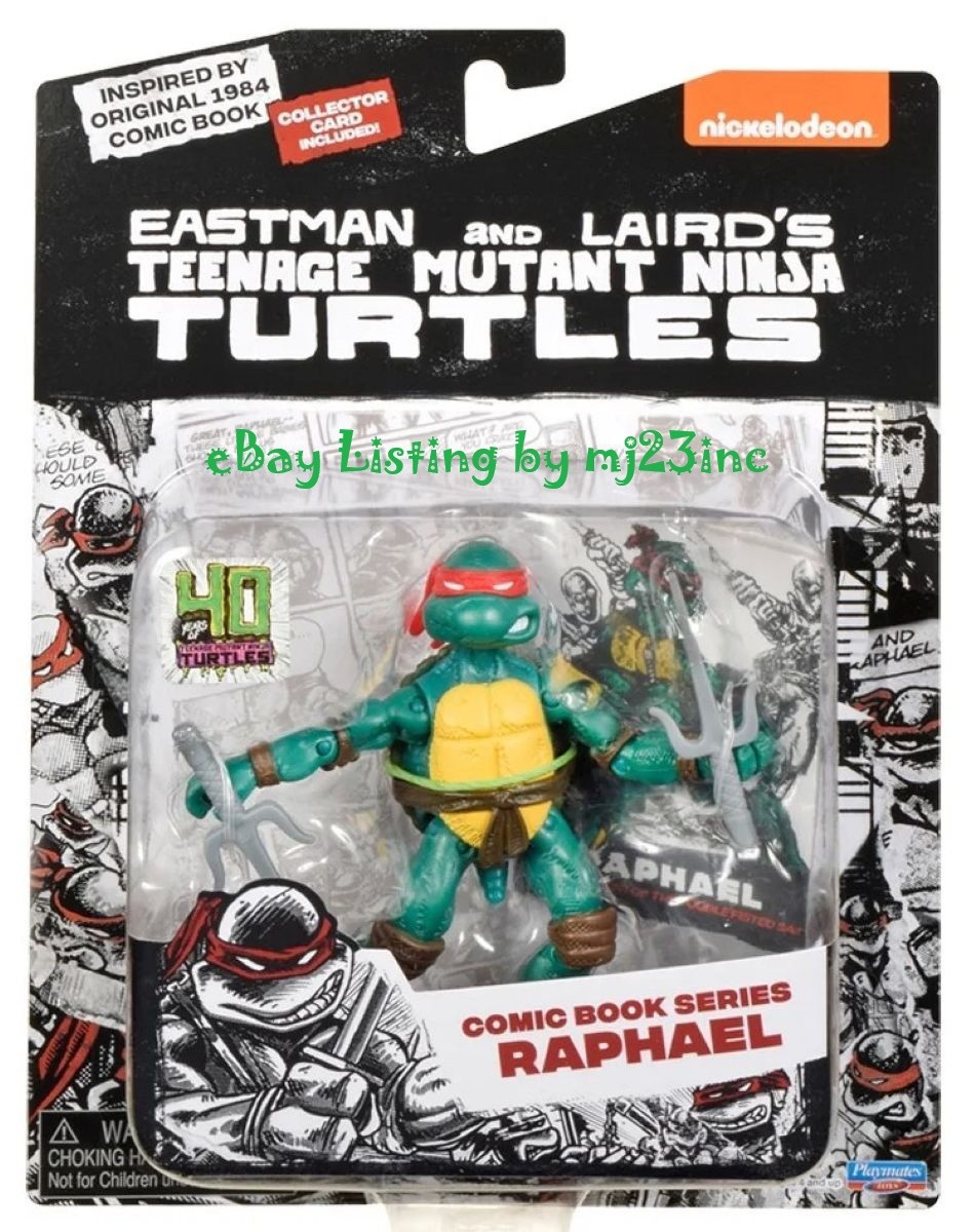 2024 PLAYMATES RAPHAEL 1984 COMIC BOOK SERIES TMNT 40TH ANNIVERSARY RAPH FIGURE