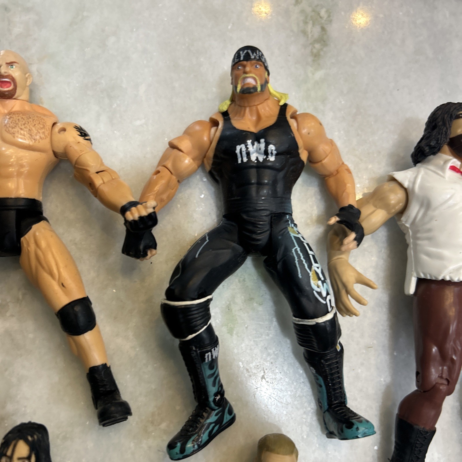 Lot Of 15 Wrestling Figures Mixed Different Years & Collections 90’s & More