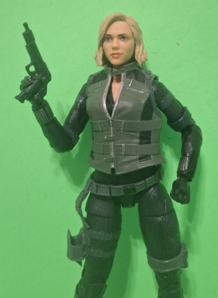 Marvel Legends BLACK WIDOW *CUSTOM* – CULL OBSIDIAN BAF + COMIC WIDOWMAKERS # 1*