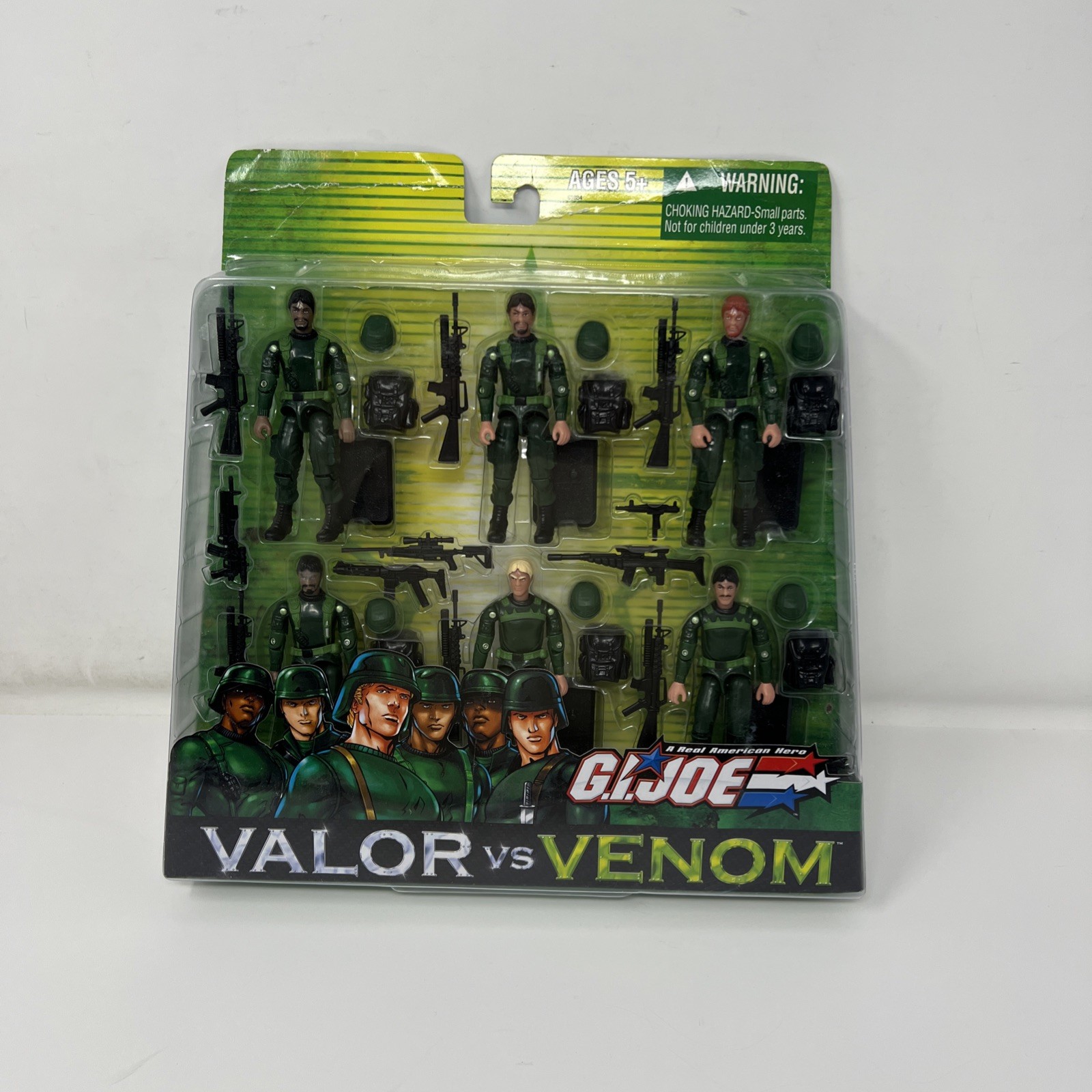 Hasbro GI Joe Valor vs Venom Infantry Troop Builder 6 Pack Figures New Box Wear