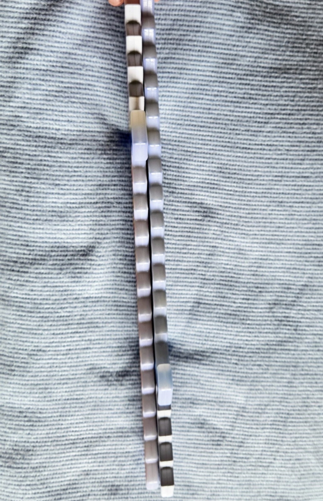 2 24” LED Mincraft Blue Light Up Pixel Sword Tested