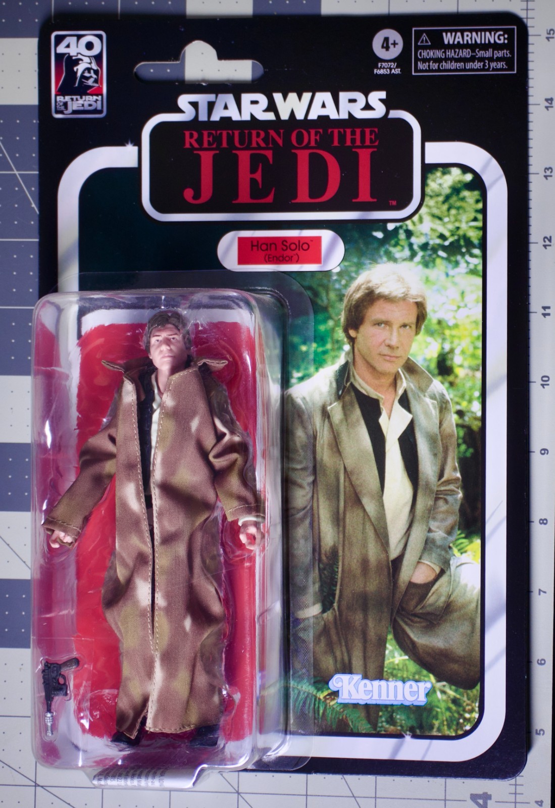 Hasbro Star Wars Black Series 6 Inch Return Jedi 40th Anniversary HAN SOLO Endor