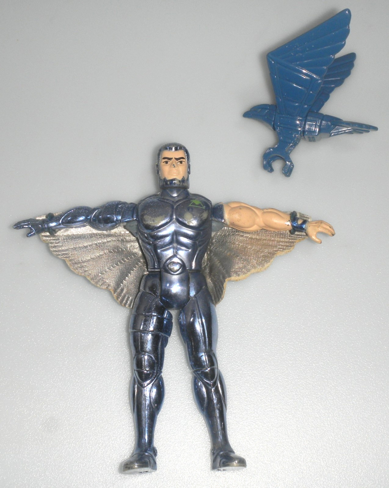 100% Complete Steelwill & Stronghold 1987 SilverHawks Vintage 5&Prime; Action Figure