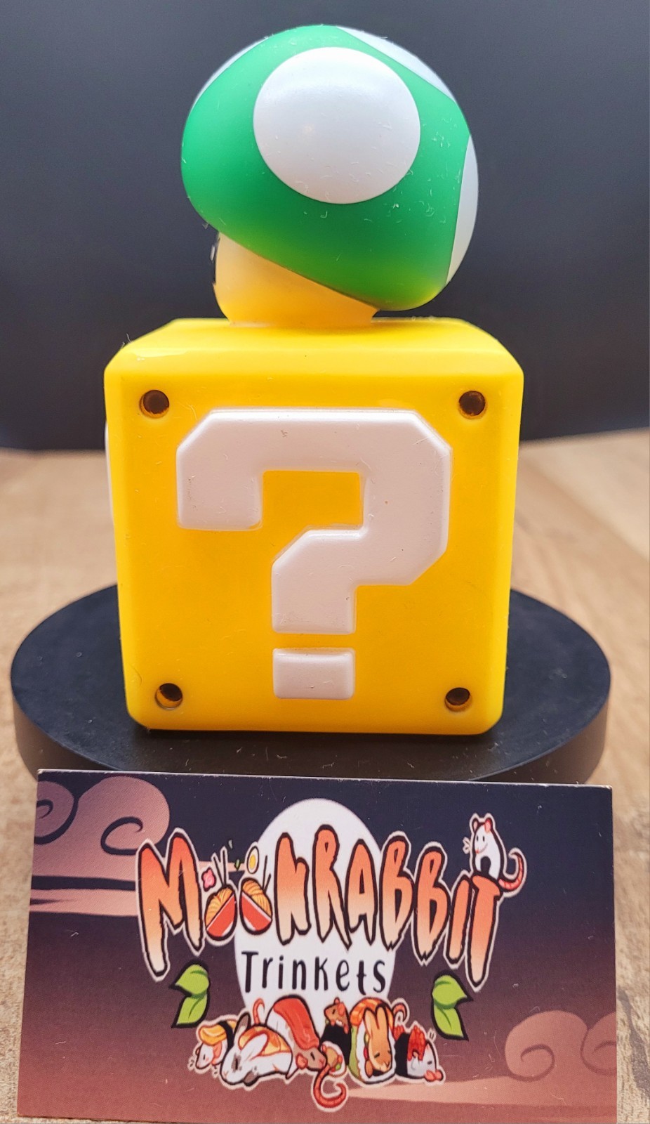 Super Mario Bros. 2017 Exclusive 4.5&Prime; 1UP Mushroom Paladone Block Vinyl Figure