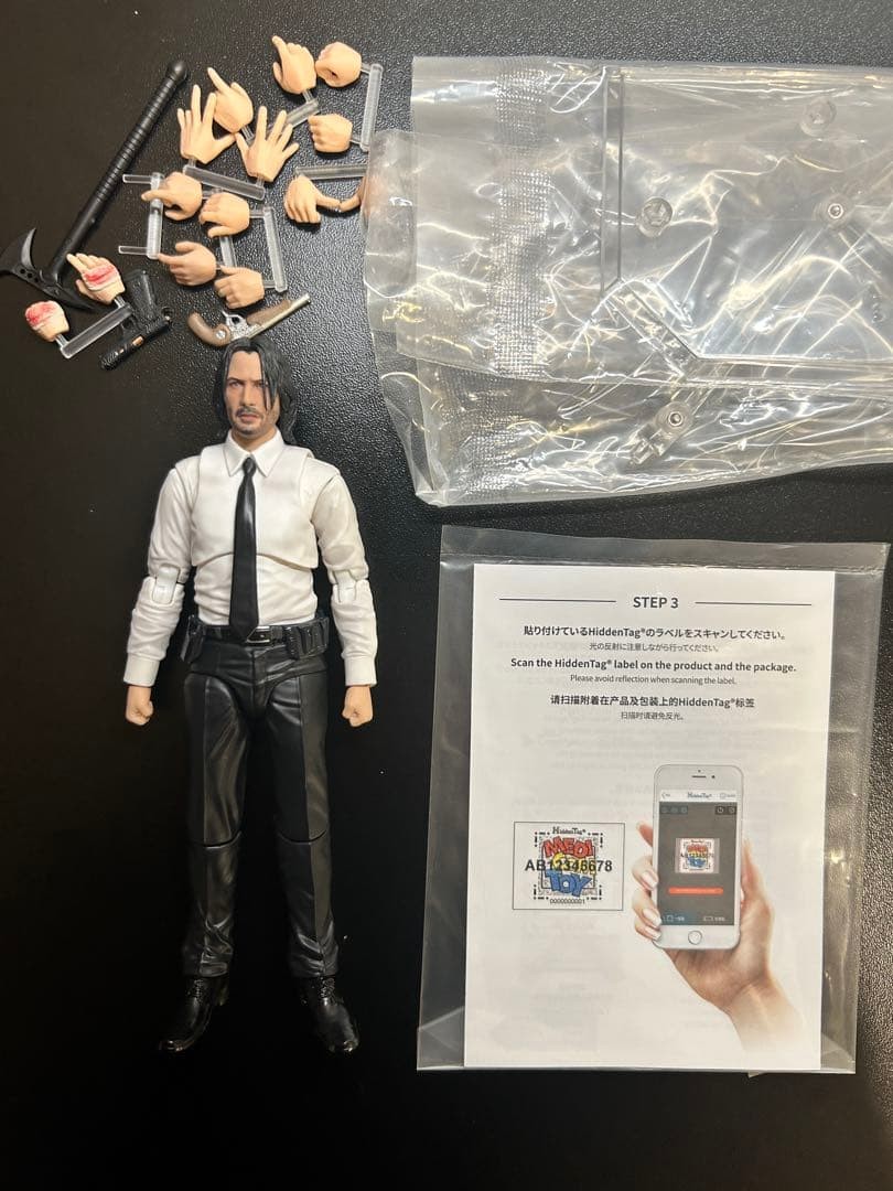 MAFEX John Wick Chapter 4 Action Figure Medicom Toy Used Near Mint Japan