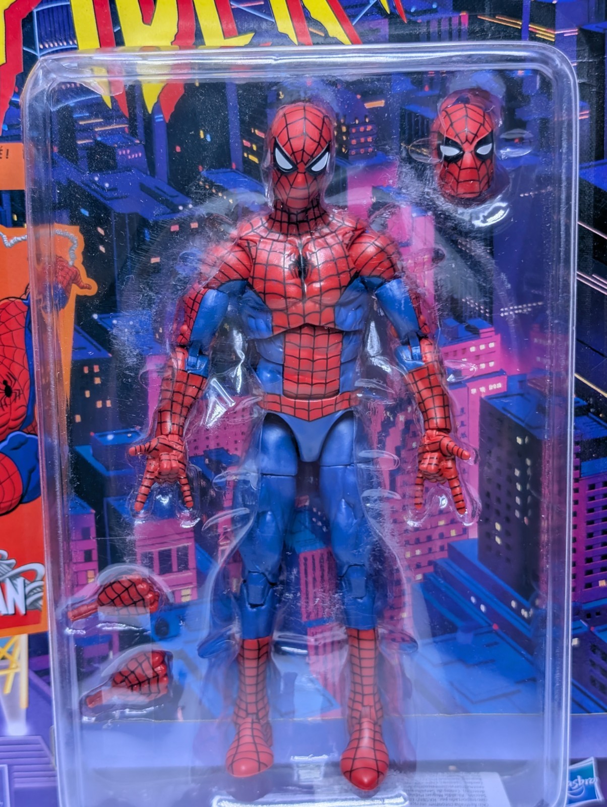 Marvel Spider-Man Animated Series Super Poseable Spider-Man Hasbro MOC