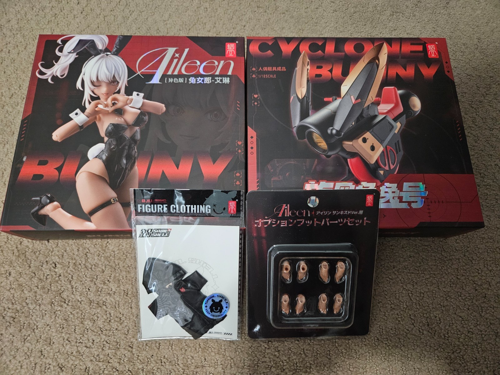 Snail Shell 1/12 Bunny Girl Aileen SUNKISSED Limited + Bike Jacket Feet Set NEW