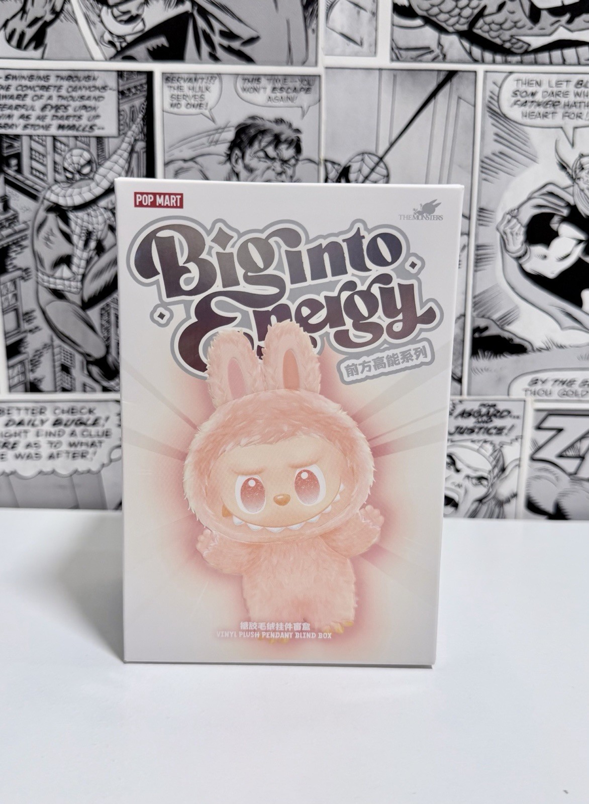 POP MART – THE MONSTERS Big Into Energy Series – HAPPINESS Plush Pendant [OPEN]