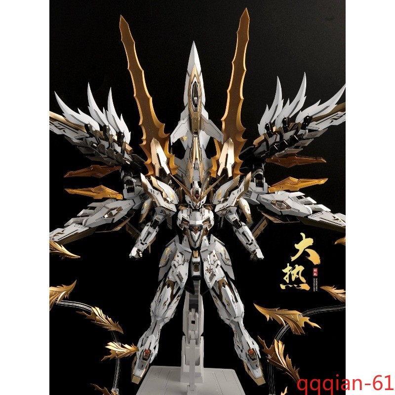 ZZA 1/100 Blue Flame Snow White Model Kit – Custom Color with Alloy Frame Gift