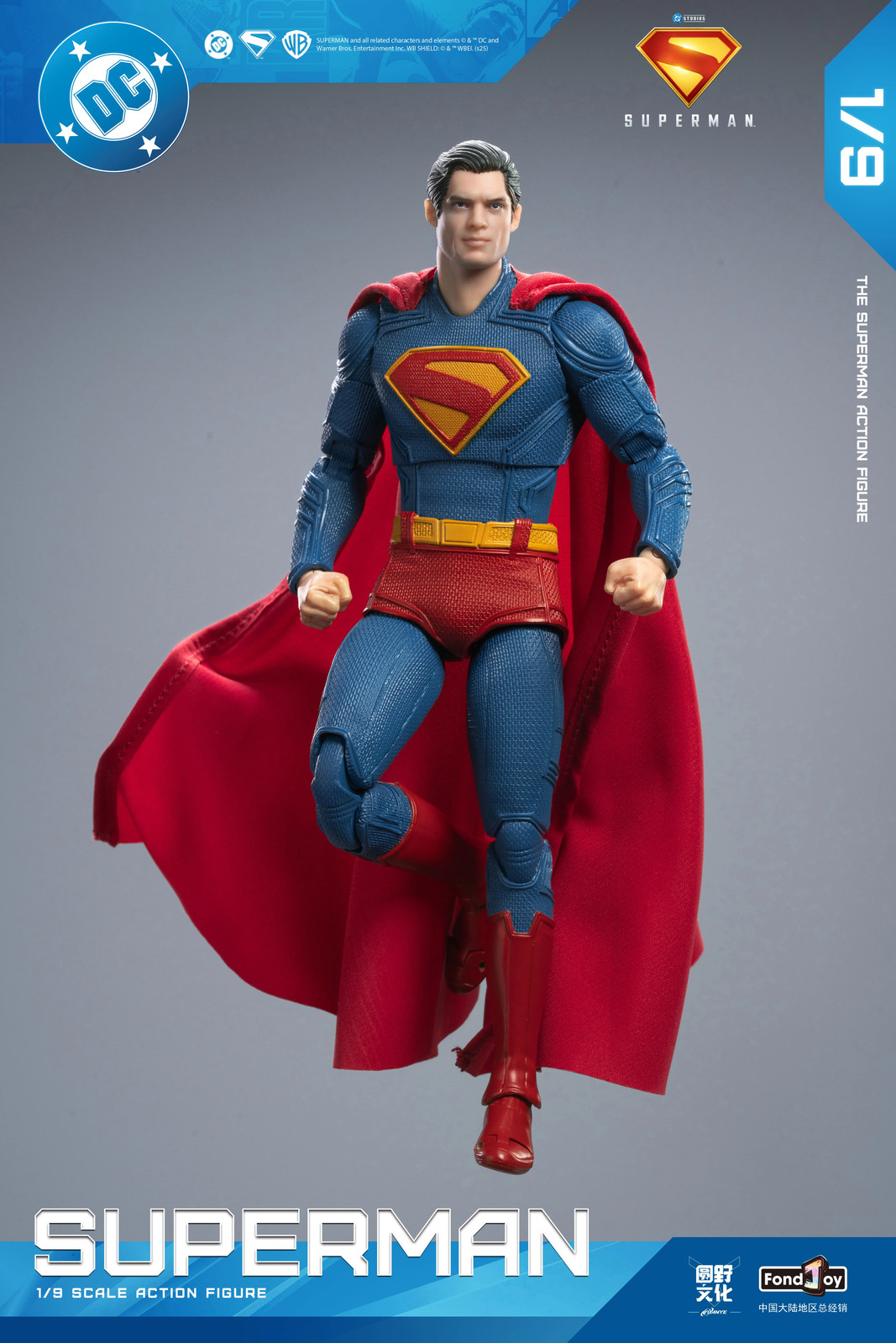 Fondjoy 1:9 Scale DC New Superman Superdog Krypto Action Figure 7&Prime; Gift