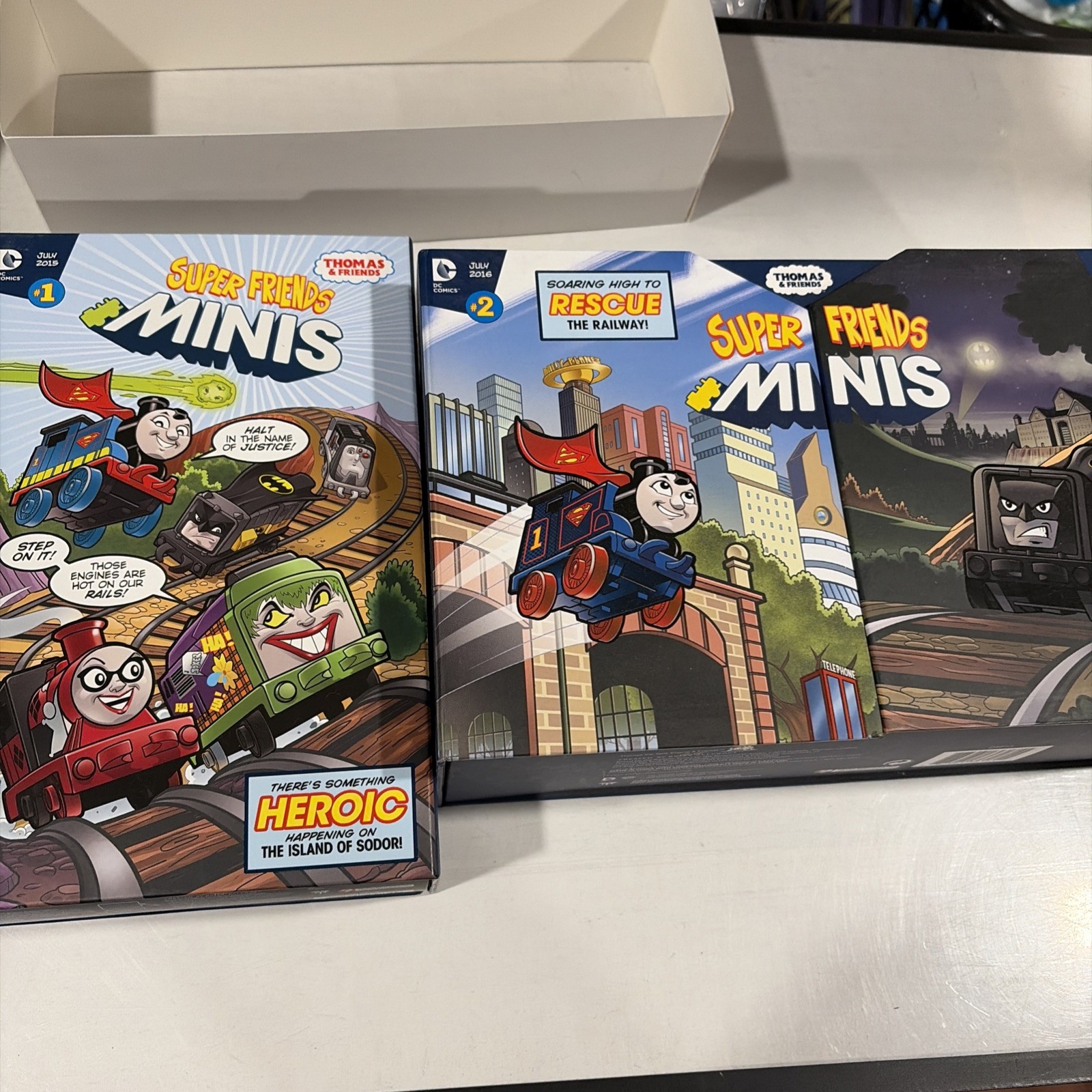 Fisher Price SDCC 2015 2016 DC Super Friends Minis Thomas & Friends Sets