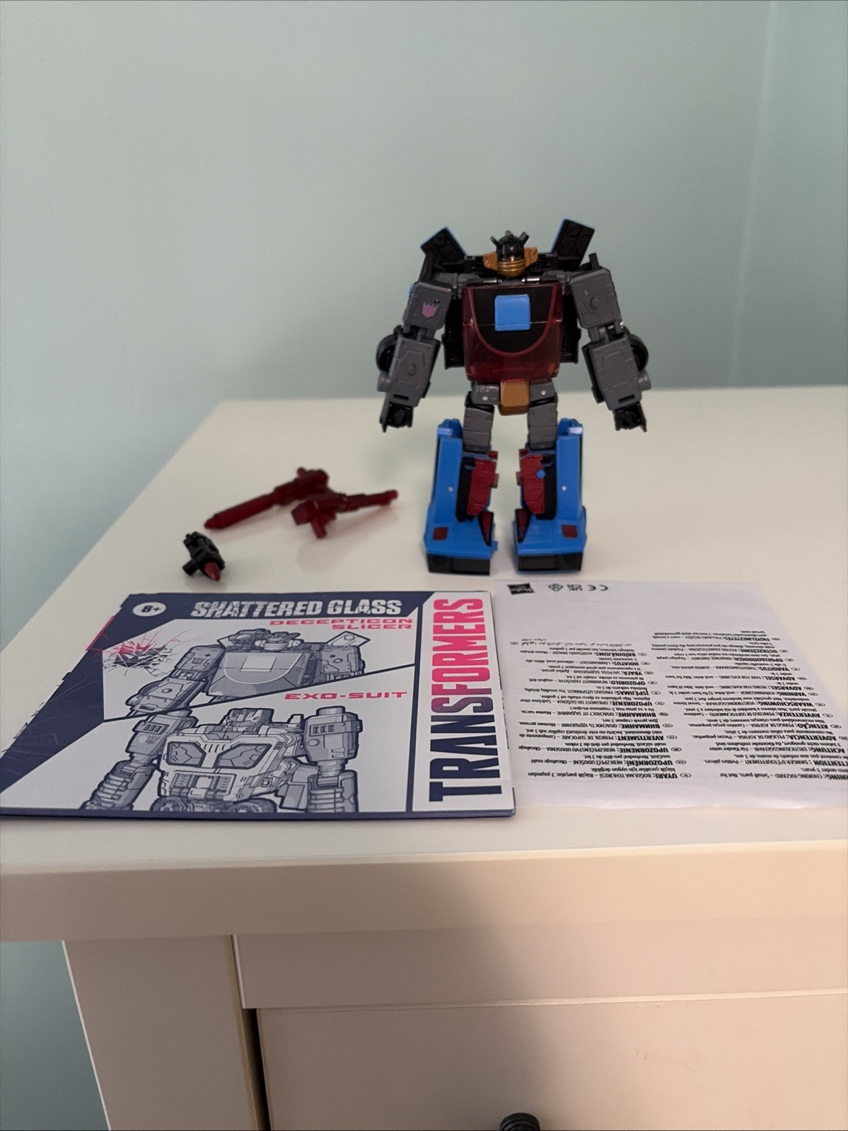 Transformers Hasbro Pulse Exclusive Shattered Glass Deluxe Slicer No Exo Suit
