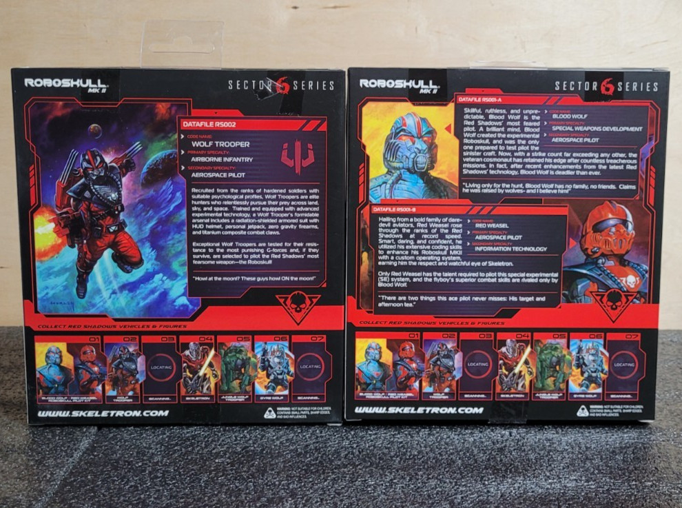 Skeletron Red Shadows Wolf Trooper with upgrade set