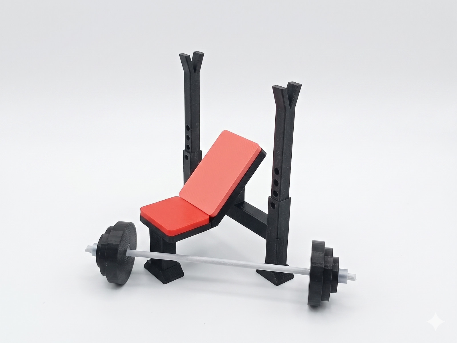 CUSTOM INCLIne BENCH PRESS WEIGHT SET 1:12 scale diorama figure GI JOE STAR WARS
