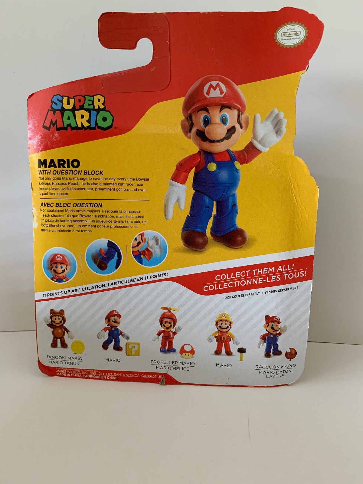 Super Mario with Question Block 3Years and Up