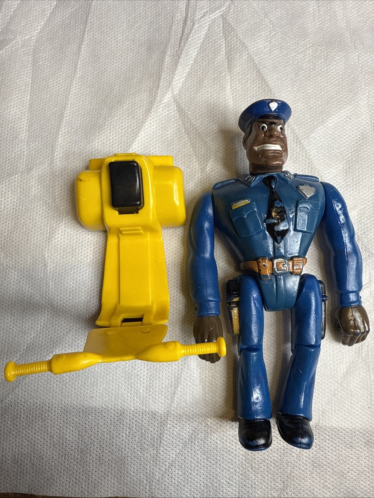 Vintage Police Academy Moses Hightower 1989 Kenner Action Figure Cartoon Scooter