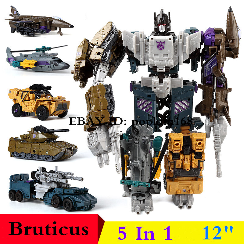 New In Stock Bruticus G1 Combaticons HZX 5 In 1 Action Figure IDW 12&Prime; Kids Toys