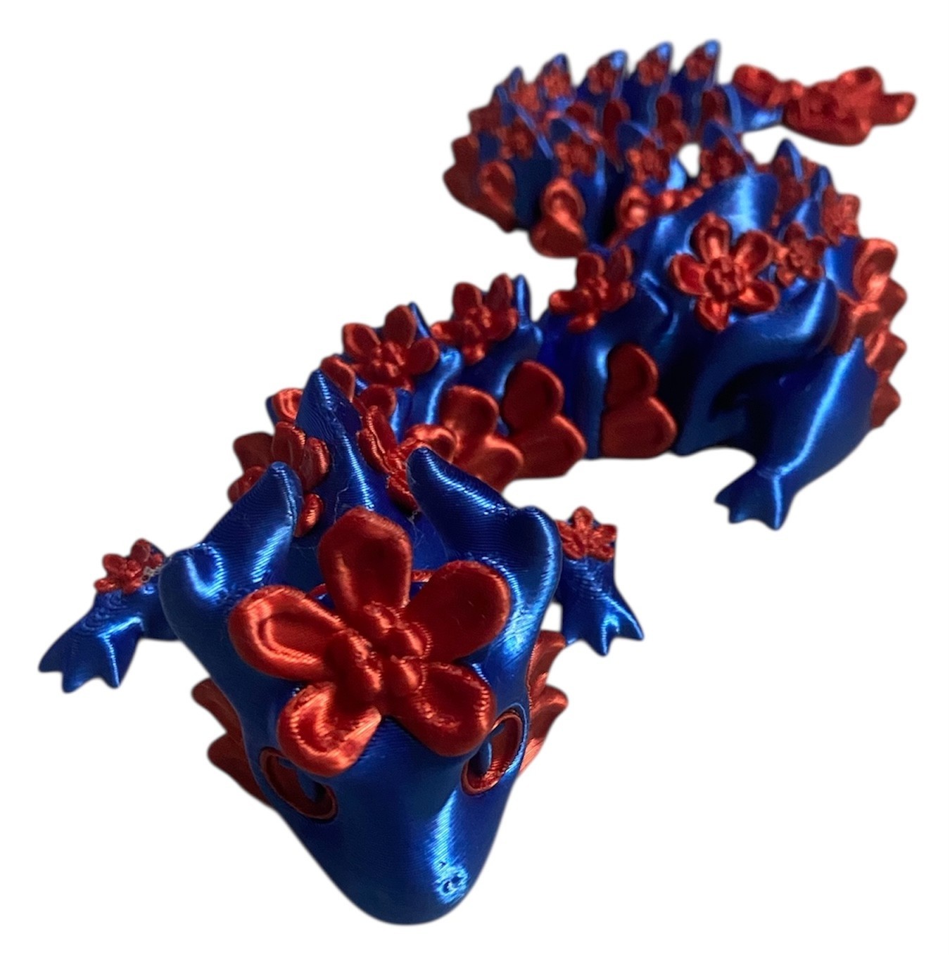 16&Prime; Forget Me Not Dragon – 3D Printed – Choose Color #3041