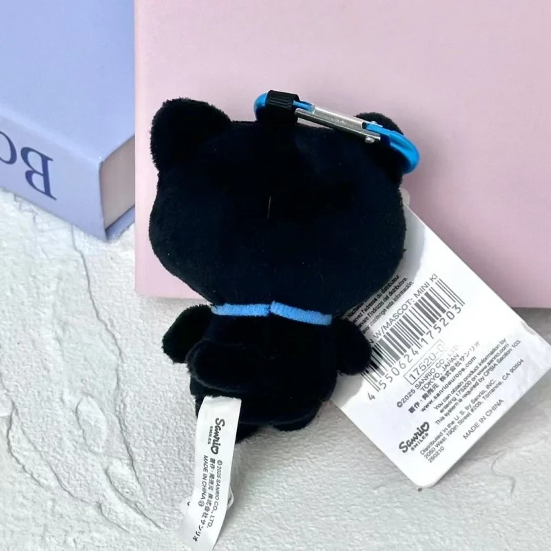 8cm Chococat Plush Keychain Sanrio Black Cat Bag Accessory Heart Buckle Pendant