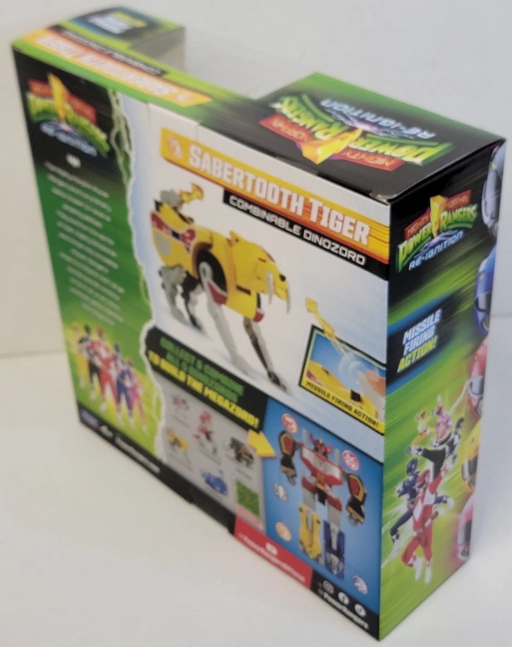 Mighty Morphin Power Rangers Re-Ignition Combinable Dinozord Sabertooth Tiger