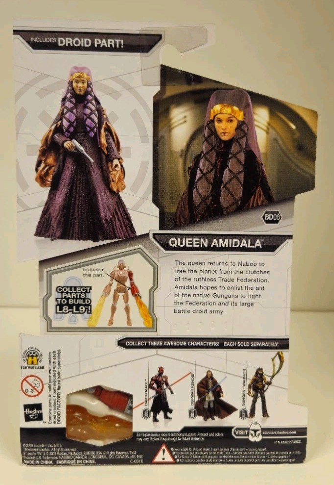 Star Wars The Legacy Collection BD08 Queen Amidala MOC Sealed