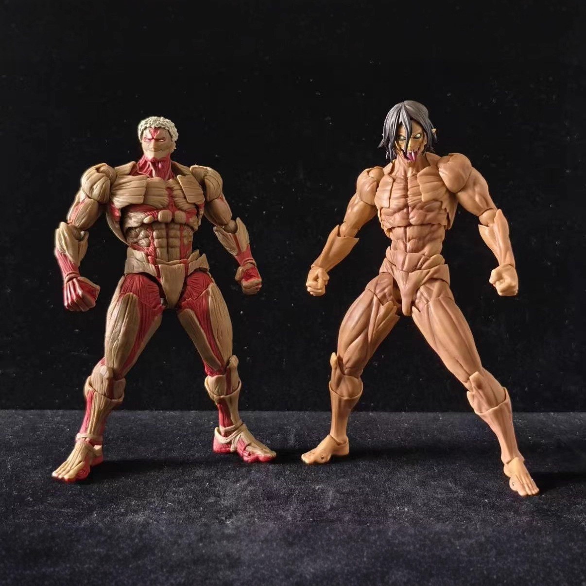 Anime Attack on Titan Armored Titan & Eren Yeager & Annie Leonhart Action Figure