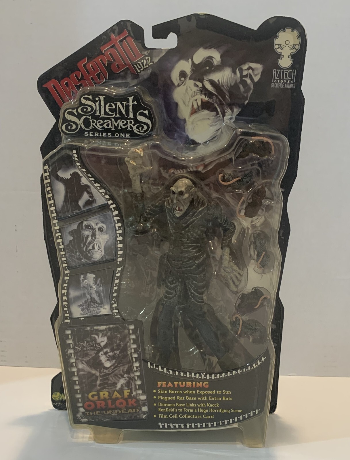 NEW Nosferatu 1922 Graf Orlok The Undead Action Figure Silent Screamers Series 1