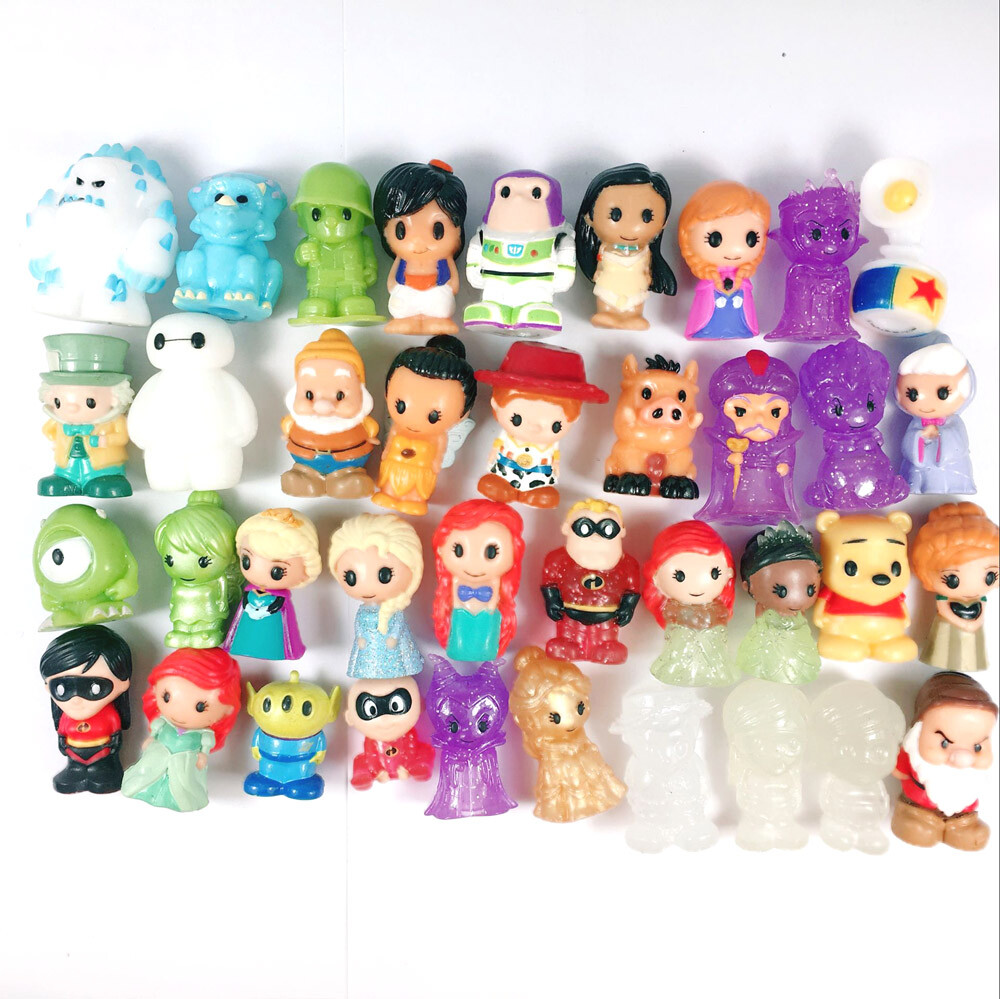 15-30pcs Random Different Ooshies Disney Princess Lion King Pixar Harry Potter