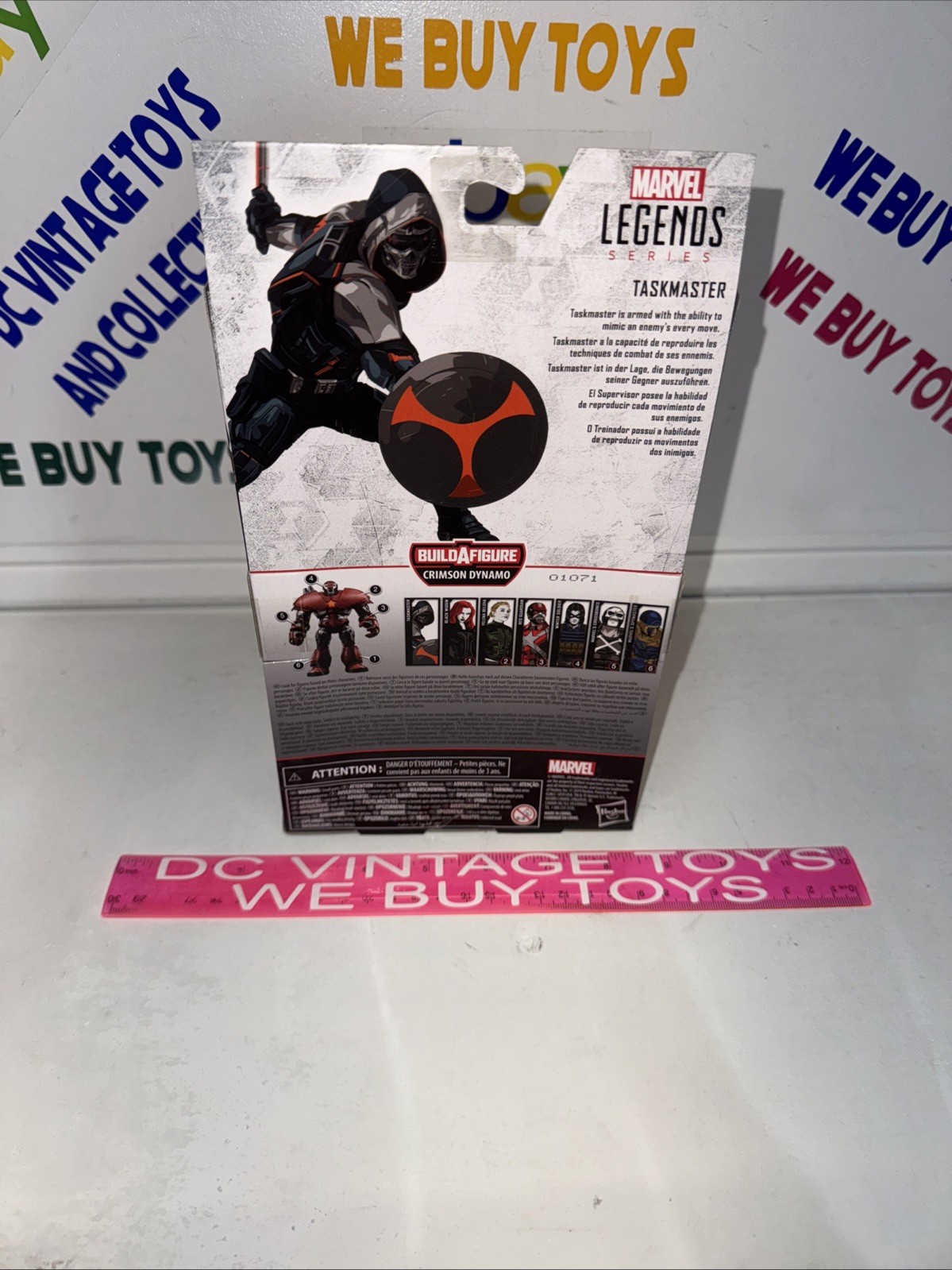 Marvel Legends Black Widow Taskmaster Figure, Crimson Dynamo BAF MISB 🔥