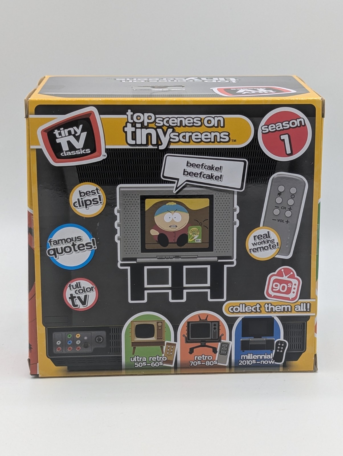 Basic Fun Classics South Park Tiny TV With Remote *Unopened, Needs Batteries*