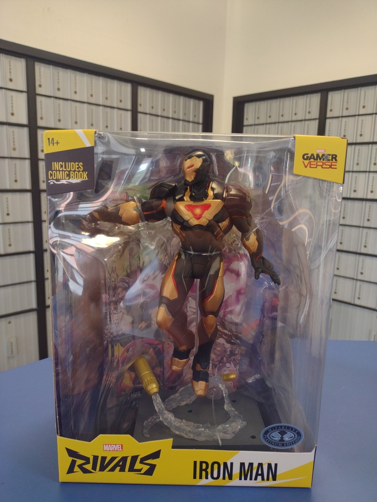 McFarlane Marvel Rivals Iron Man PLATINUM EDITION CHASE Black & Gold 1:6 Statue