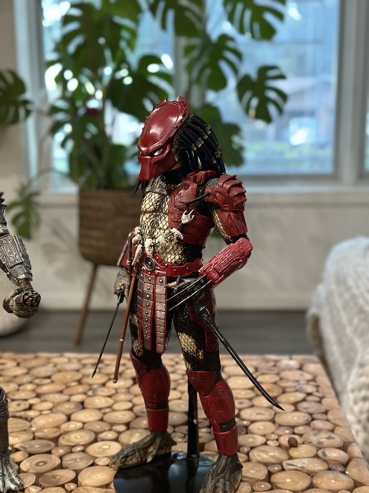 Custom 1/4 Wolf Predator Mask For Neca Jungle Hunter Predator – MADE TO ORDER