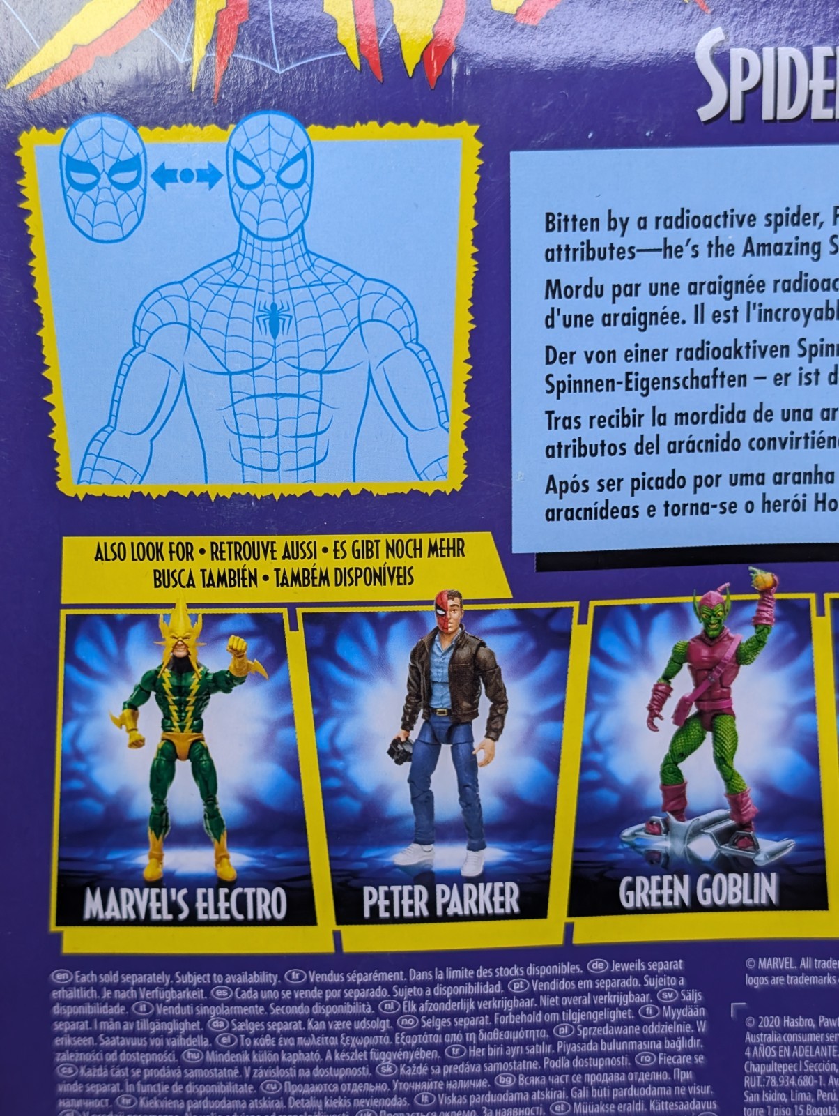 Marvel Spider-Man Animated Series Super Poseable Spider-Man Hasbro MOC