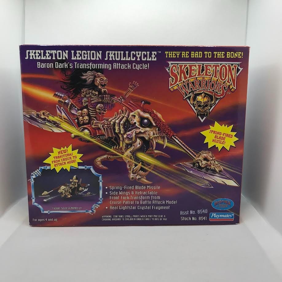 1994 Skeleton Warriors Skeleton Legion Skullcycle Figure Playmates JC
